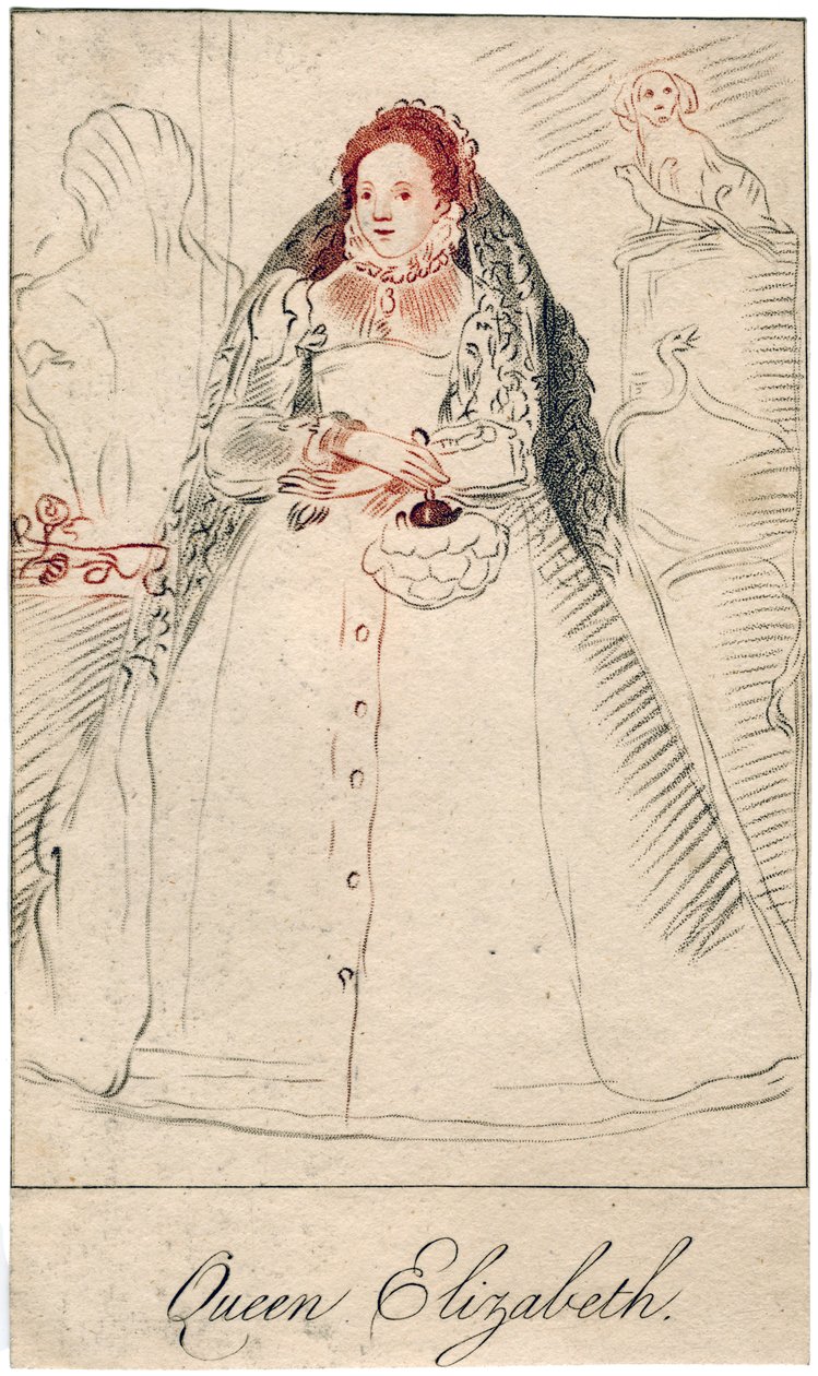 İngiltere Kraliçesi I. Elizabeth, 1533-1603 by Unbekannt