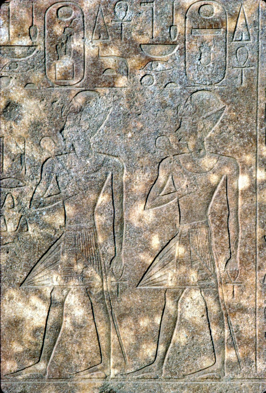 Kraliçe Hatshepsut ve naibi Firavun Thutmosis III, 18. Hanedan. c1503BC-1483 M.Ö. by Unbekannt