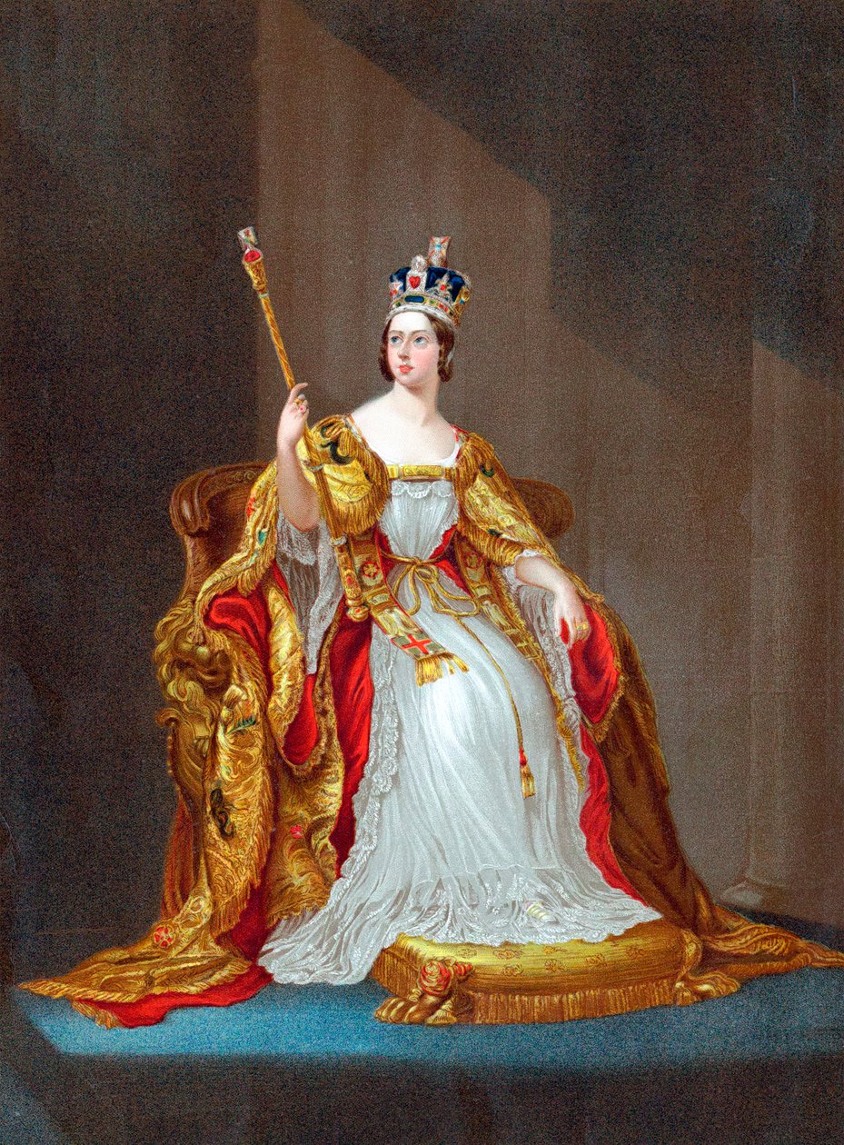 Kraliçe Victoria 1819-1901, 1838 by Unbekannt