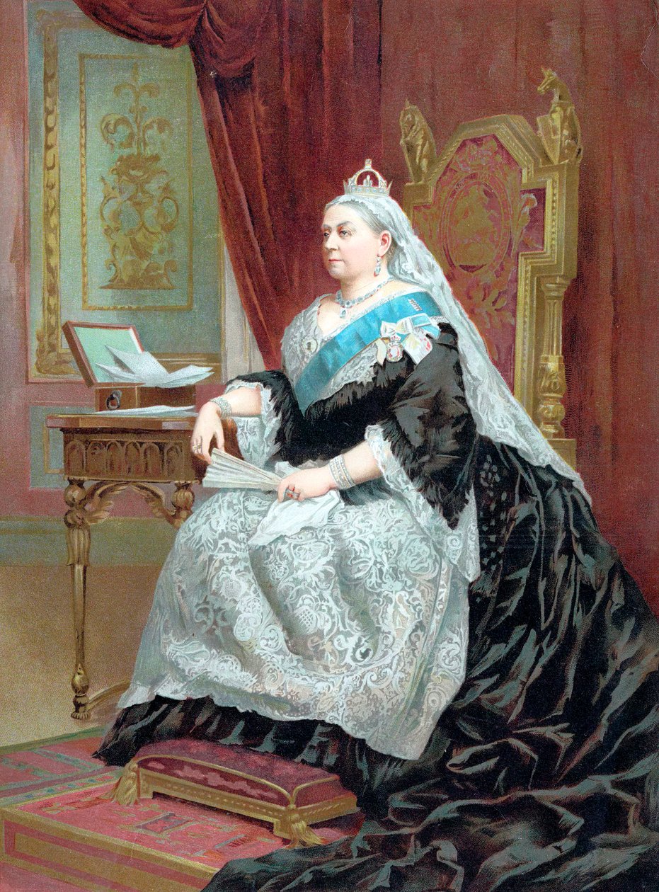 Kraliçe Victoria 1819-1901, Altın Jübilesi sırasında, 1887 by Unbekannt