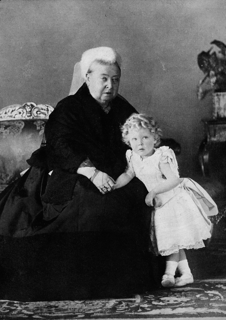 Kraliçe Victoria ve Edward VIII, c1898 1936 by Unbekannt
