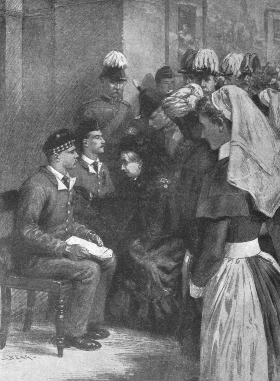 Kraliçe Victoria, Dargai kahramanlarına Victoria Haçı takdim ediyor... 14 Mayıs 1898, 1901. by Unbekannt
