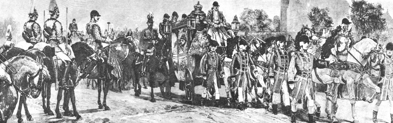 Kraliçe Victorias Parlamentonun Son Açılışı, Alışveriş Merkezindeki Alayı, 21 Ocak 1886, 1901. by Unbekannt