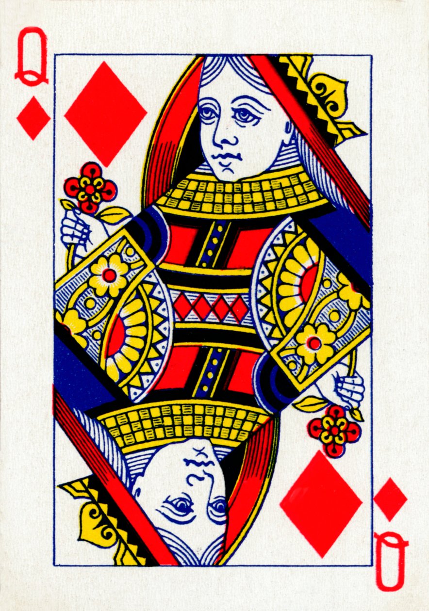 Goodall & Son Ltd. iskambil destesinden Queen of Diamonds, c1940 by Unbekannt