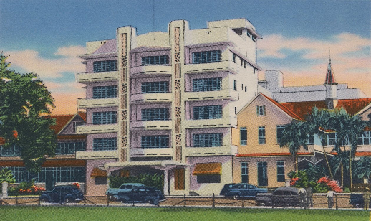 Queens Park Hotel, İspanya Limanı, Trinidad, BWI, c1940s., c1940s. by Unbekannt
