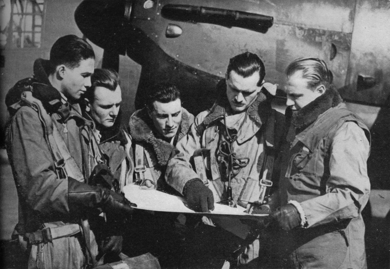 RAF bombardıman mürettebatı, 1941 by Unbekannt