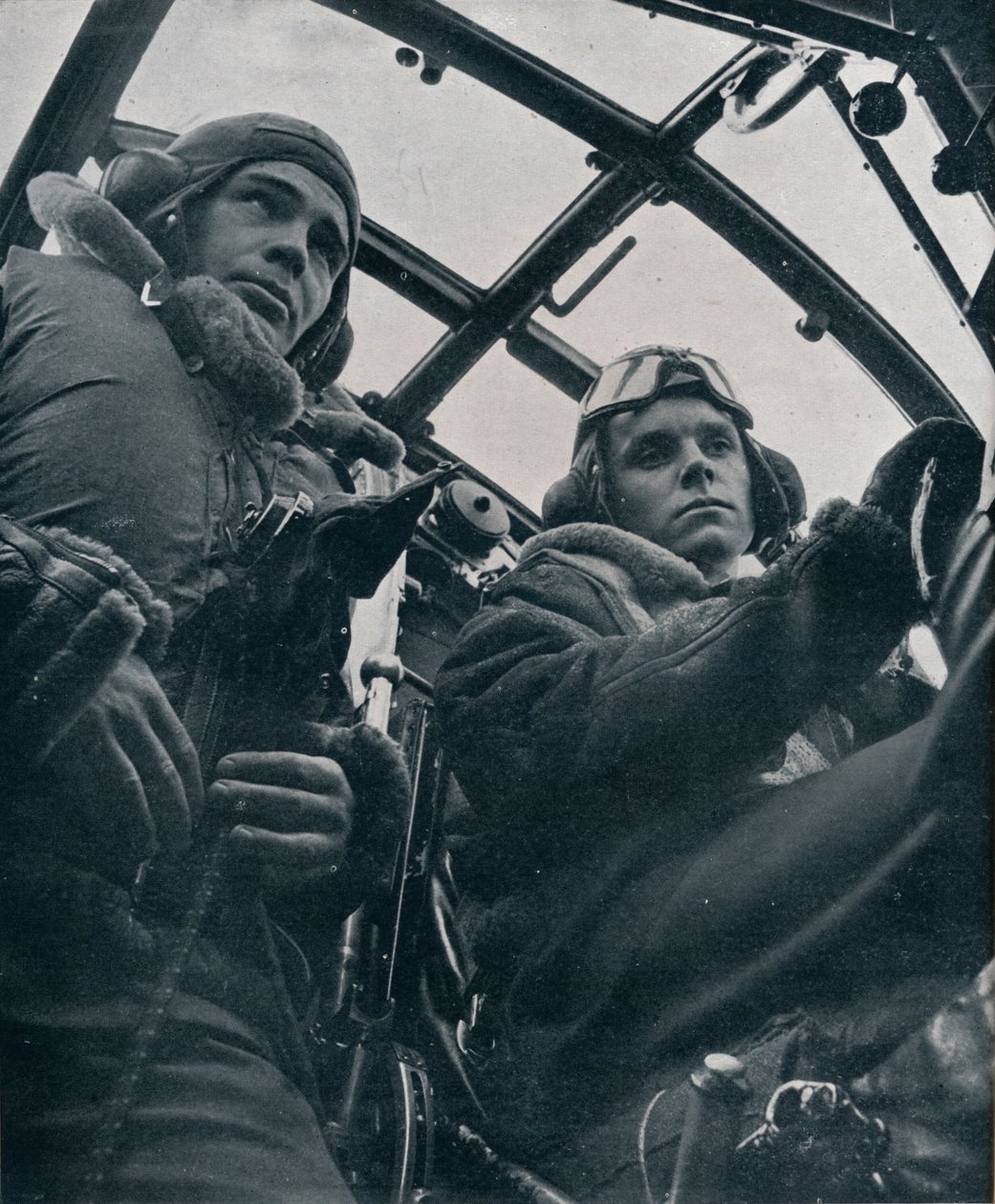 RAF bombardıman pilotu ve ikinci pilot, 1941 by Unbekannt