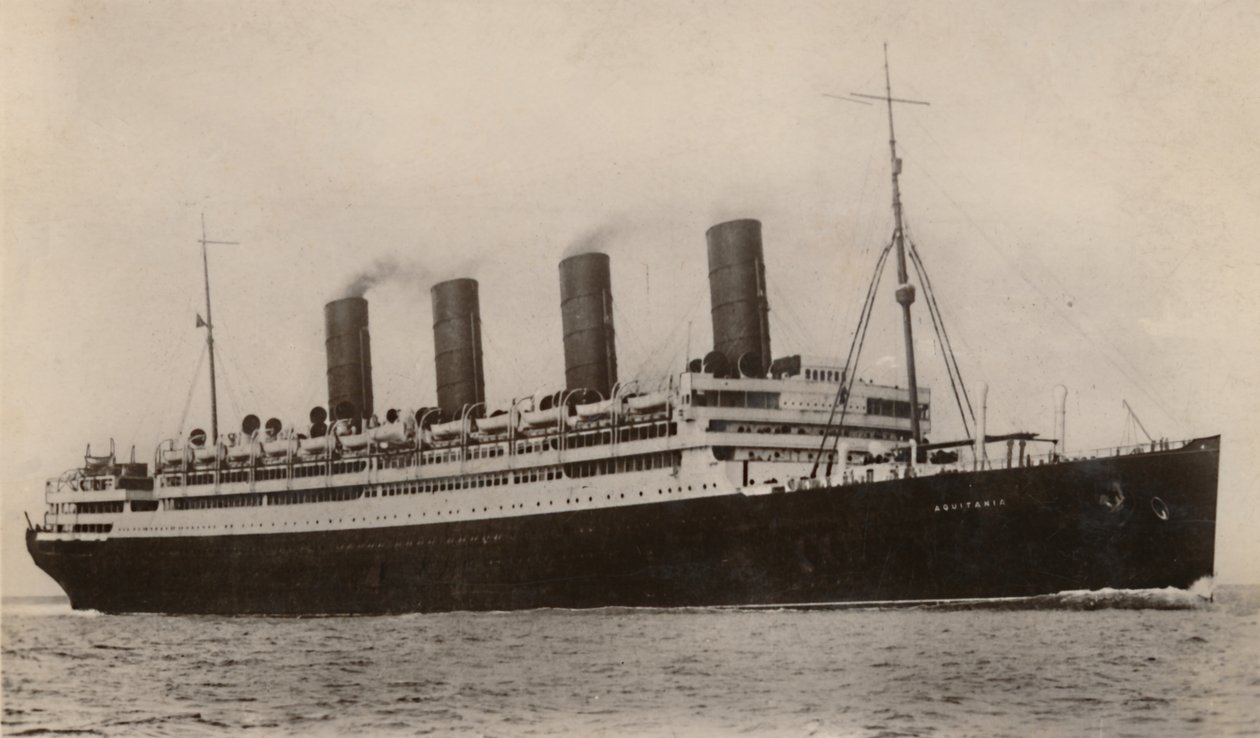 RMS Aquitania, c1930. by Unbekannt