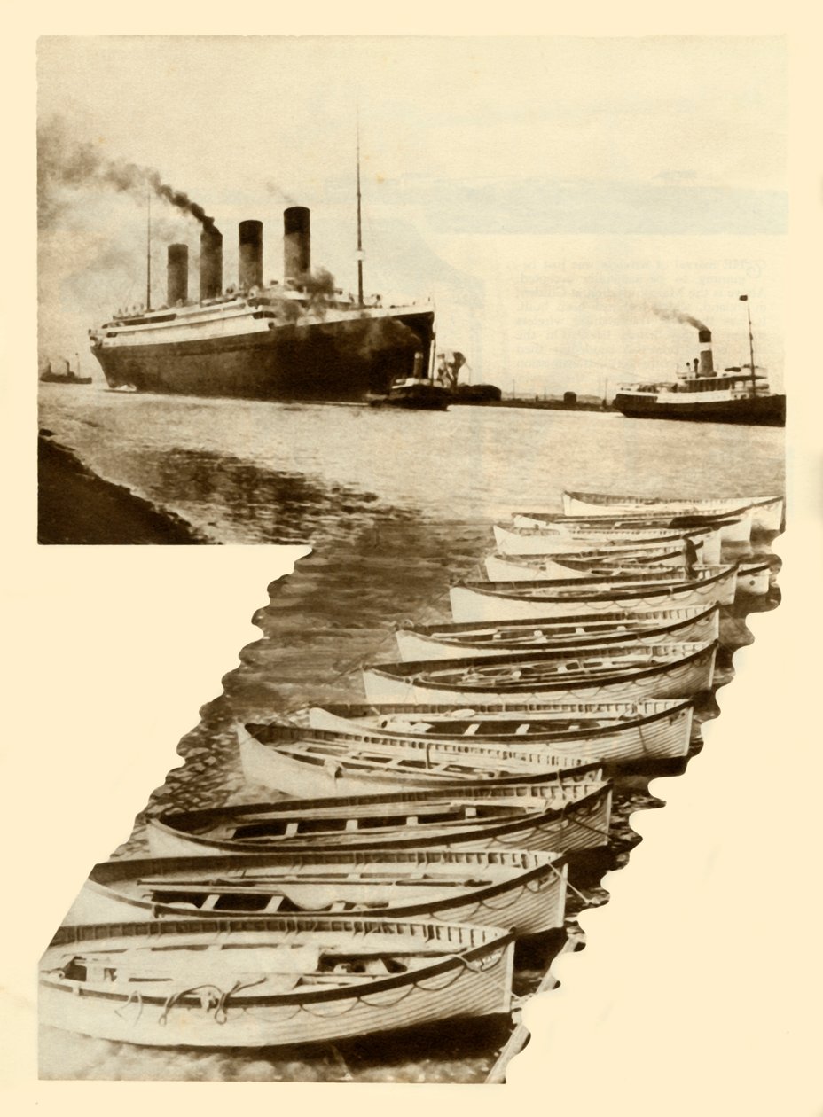 RMS Titanic ve cankurtaran botları, 1912, 1935. by Unbekannt