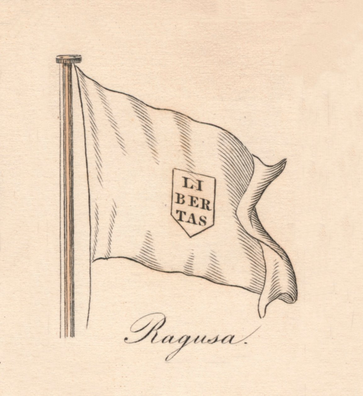 Ragusa, 1838 by Unbekannt