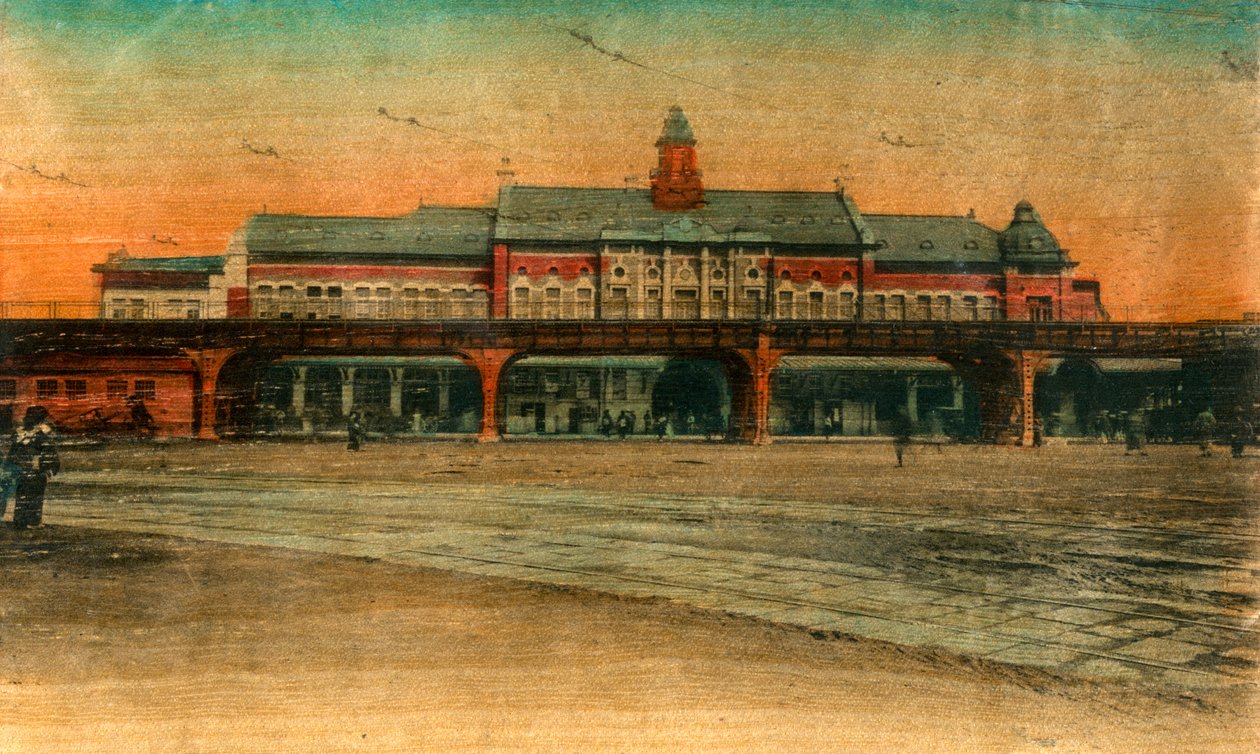 Tren İstasyonu, Yokohama, 20. yüzyıl by Unbekannt