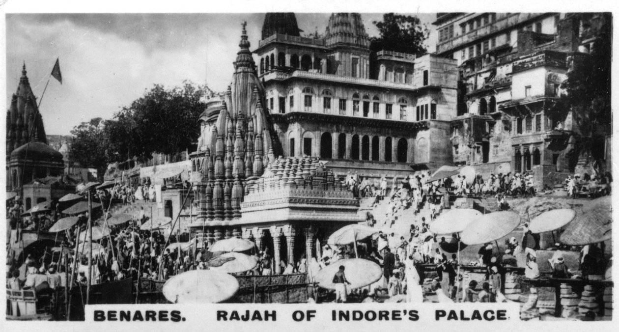 Indores Sarayı Rajah, Benares, Hindistan, c1925 by Unbekannt