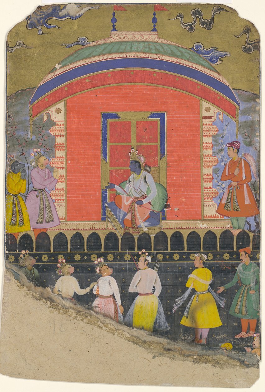 Rama, Sugriva ve Jambavat