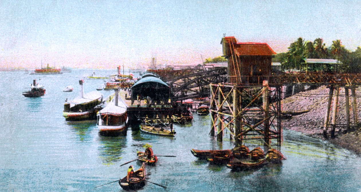 Rangoon Limanı, Myanmar, c1900s by Unbekannt
