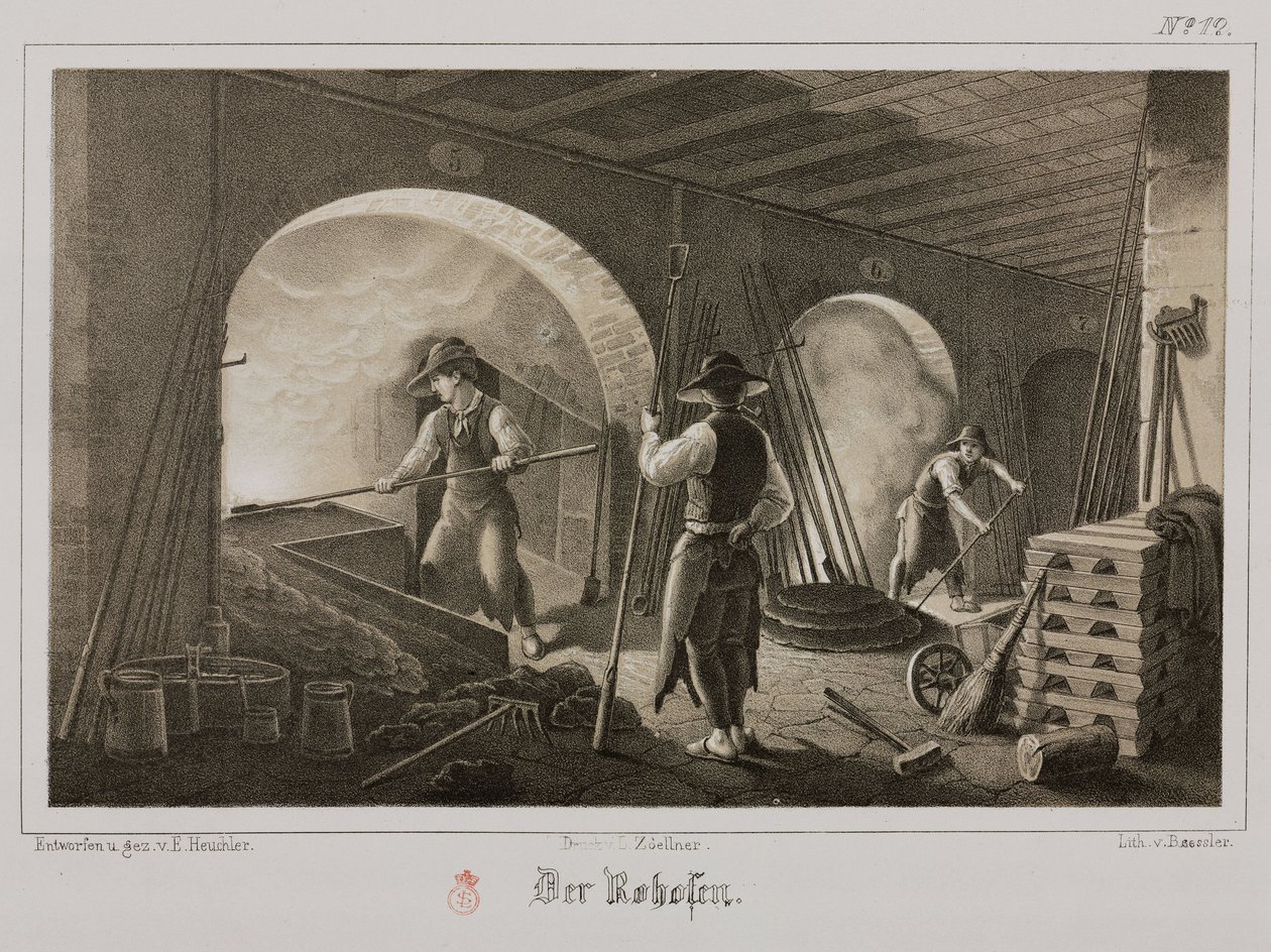 Hammadde İşleme, Metalurji Değerli metal dövme, Almanya, c 1851 by Unbekannt