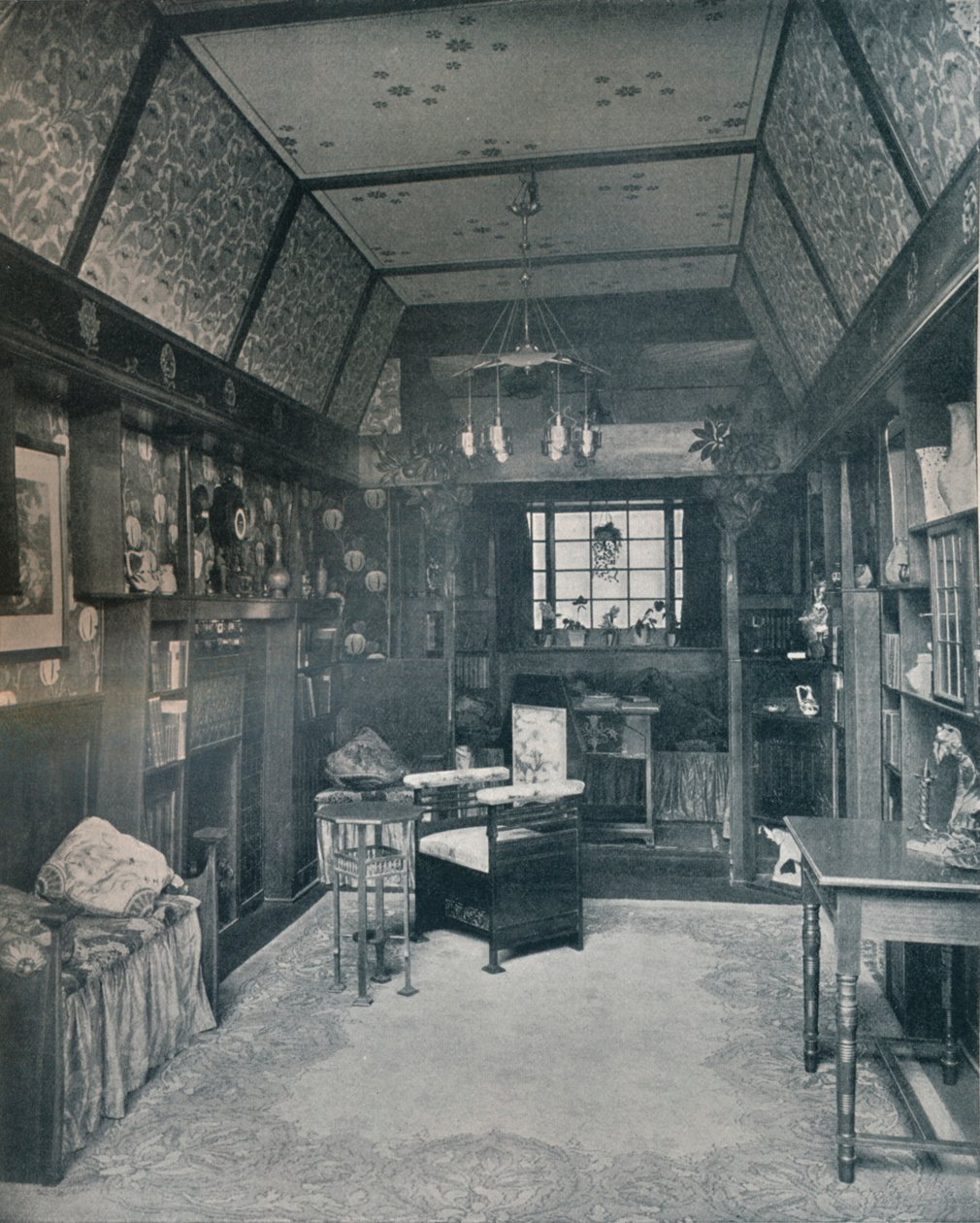 H Novack tarafından tasarlanan ve J. W. Muller tarafından yürütülen Okuma Odası, c1899 by Unbekannt