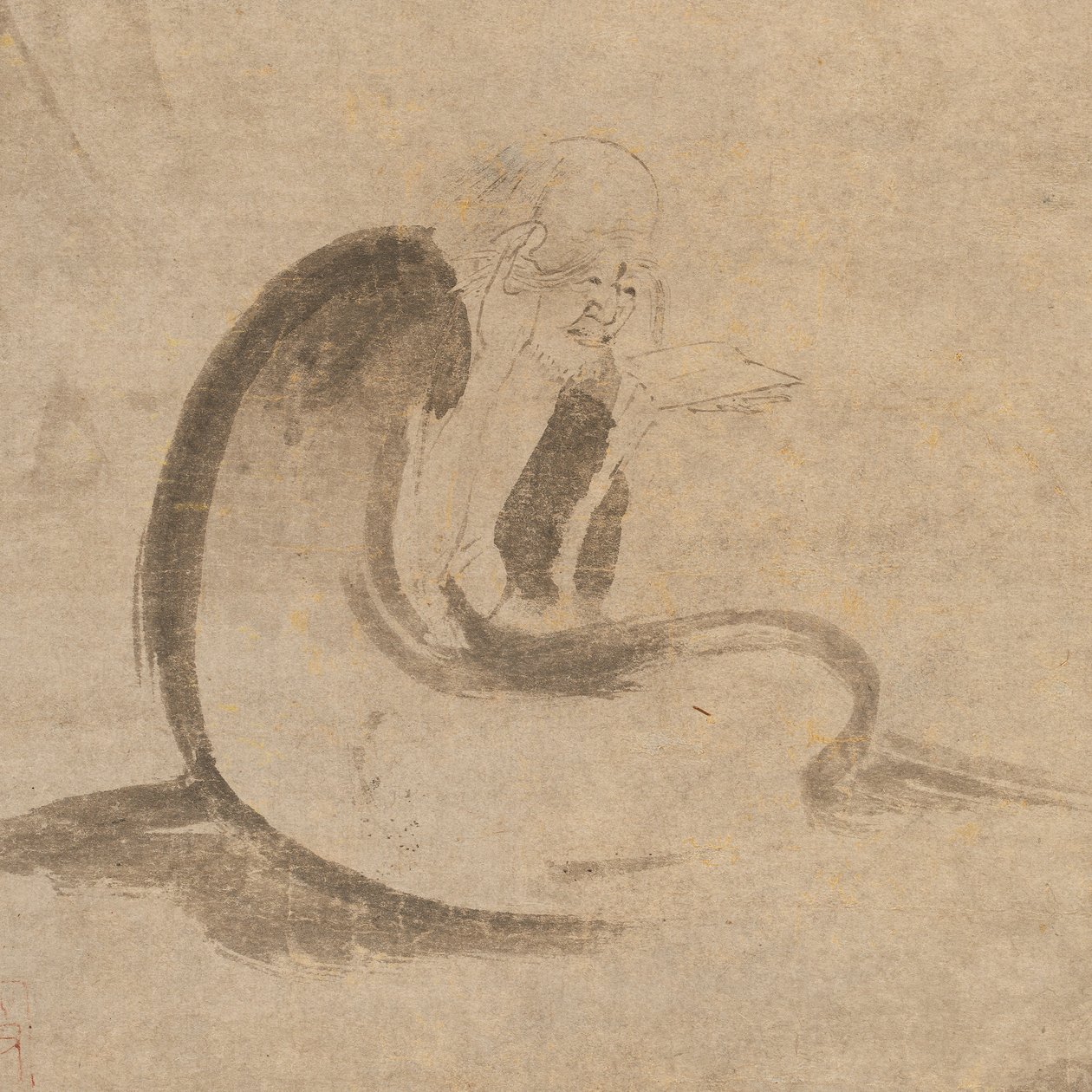 Ay Işığından Bir Sutra Okumak, ca. 1332. by Unbekannt