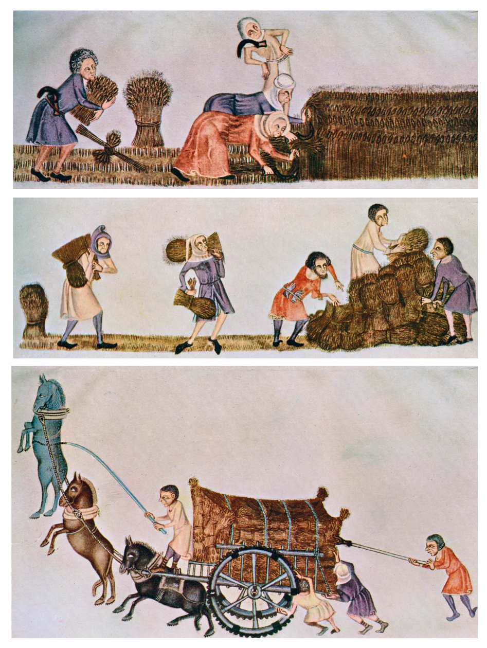 Hasat, taşıma ve karting, c1300-1340, c1900-1920 by Unbekannt