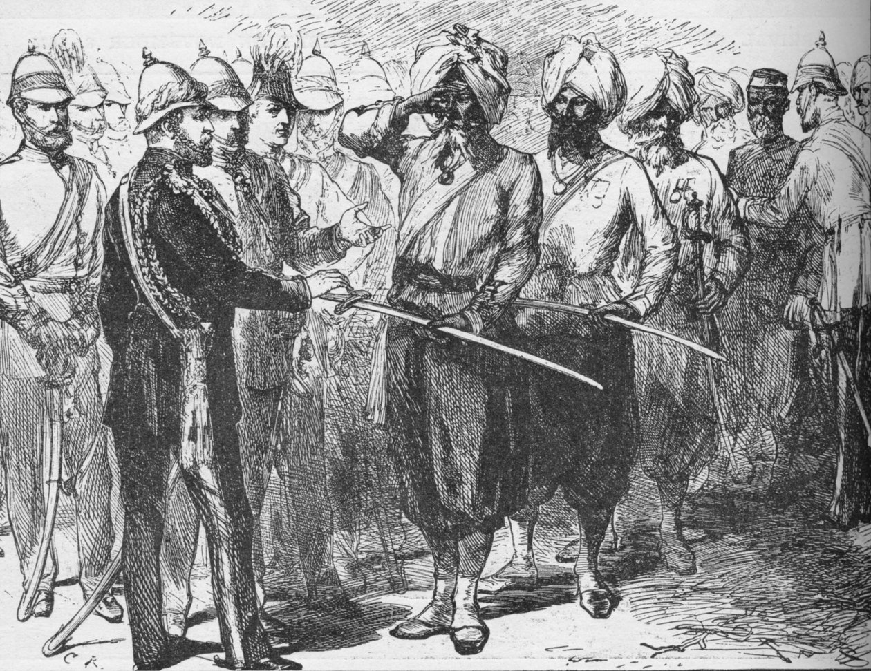 Lucknow savunmasından kurtulanlar için resepsiyon, Hindistan, Ocak 1876 1908 by Unbekannt