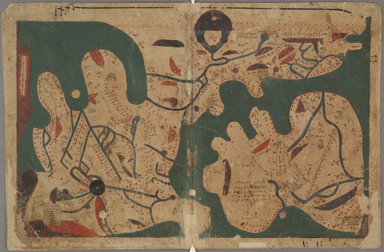 Dikdörtgen dünya haritası Kimden: The Book of Curiosities of the Sciences and Marvels for the Eyes, 11. by Unbekannt