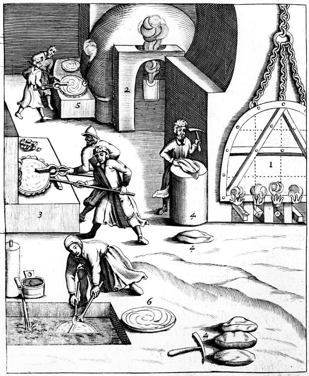 Macar işlemi kullanılarak bakırın rafine edilmesi, 1683 by Unbekannt