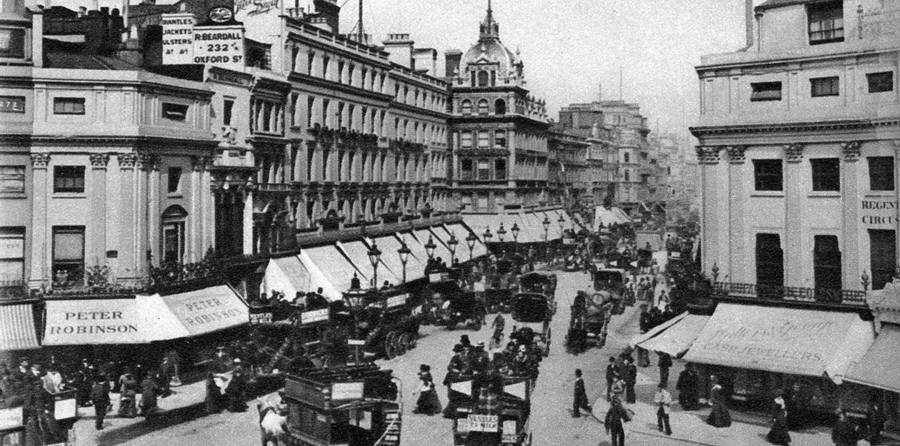 Regent Circus Oxford Circus, Londra, 1880'ler, 1926-1927 by Unbekannt