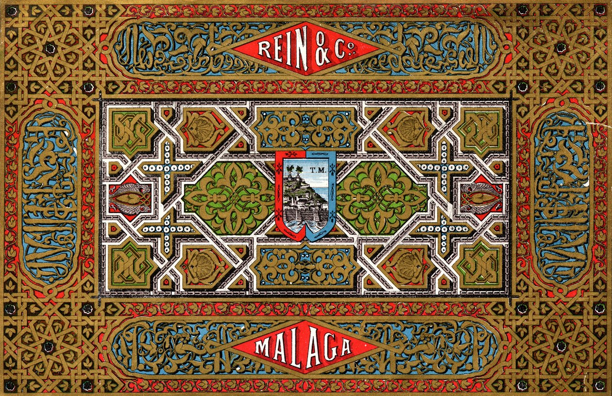 Rein & Co Malaga şarabı, 19. yüzyıl by Unbekannt