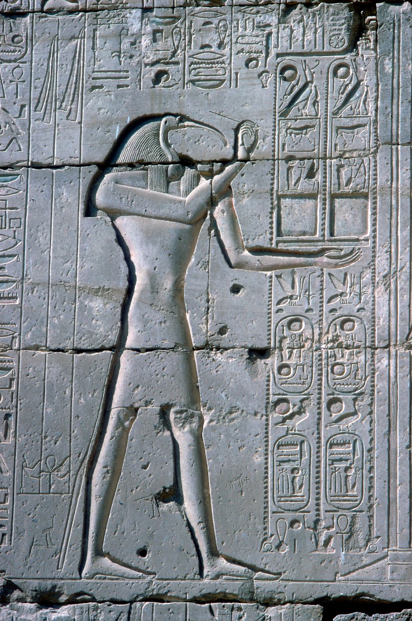 Thoth, Ramesseum, II. Ramses Tapınağı, Luksor, Mısır, MÖ c1300