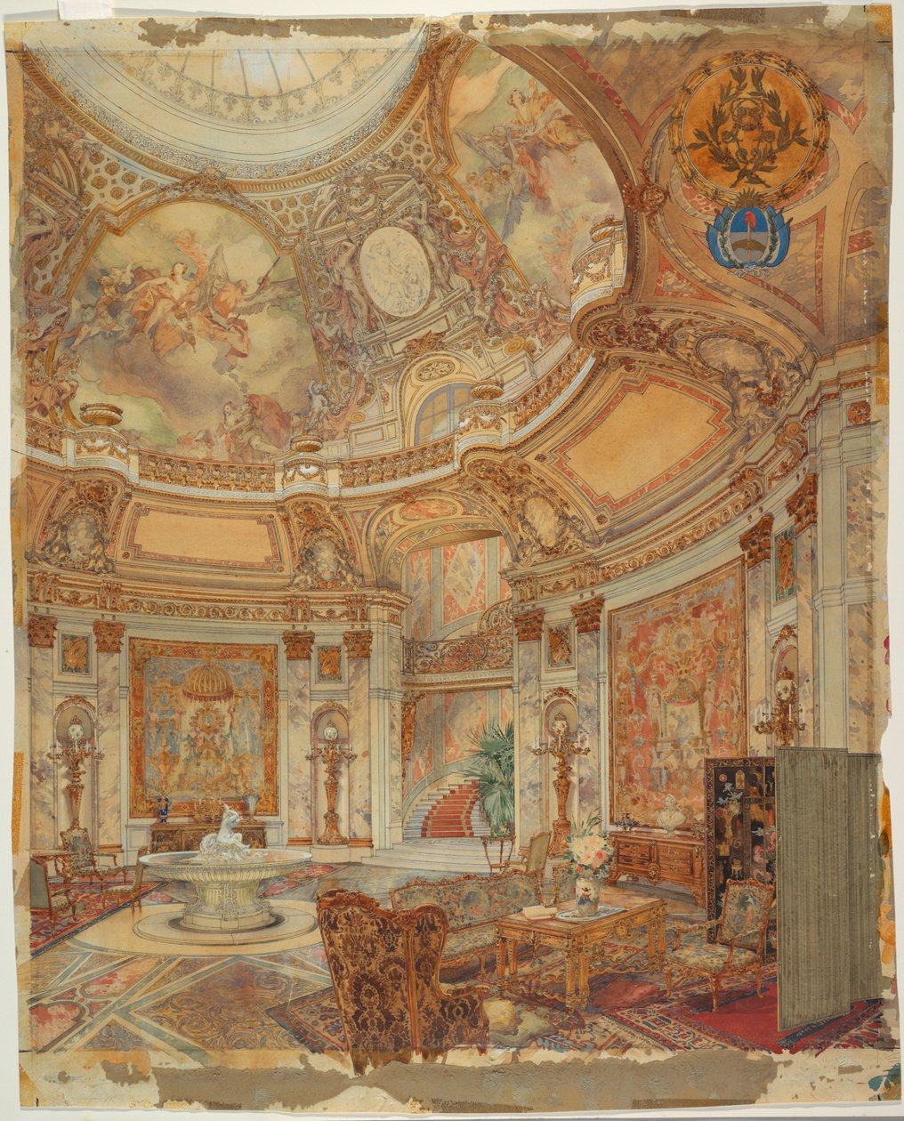 Büyük Onur Galerisi, Palazzo Paz, Buenos Aires, Arjantin, yak. 1890 by Unbekannt