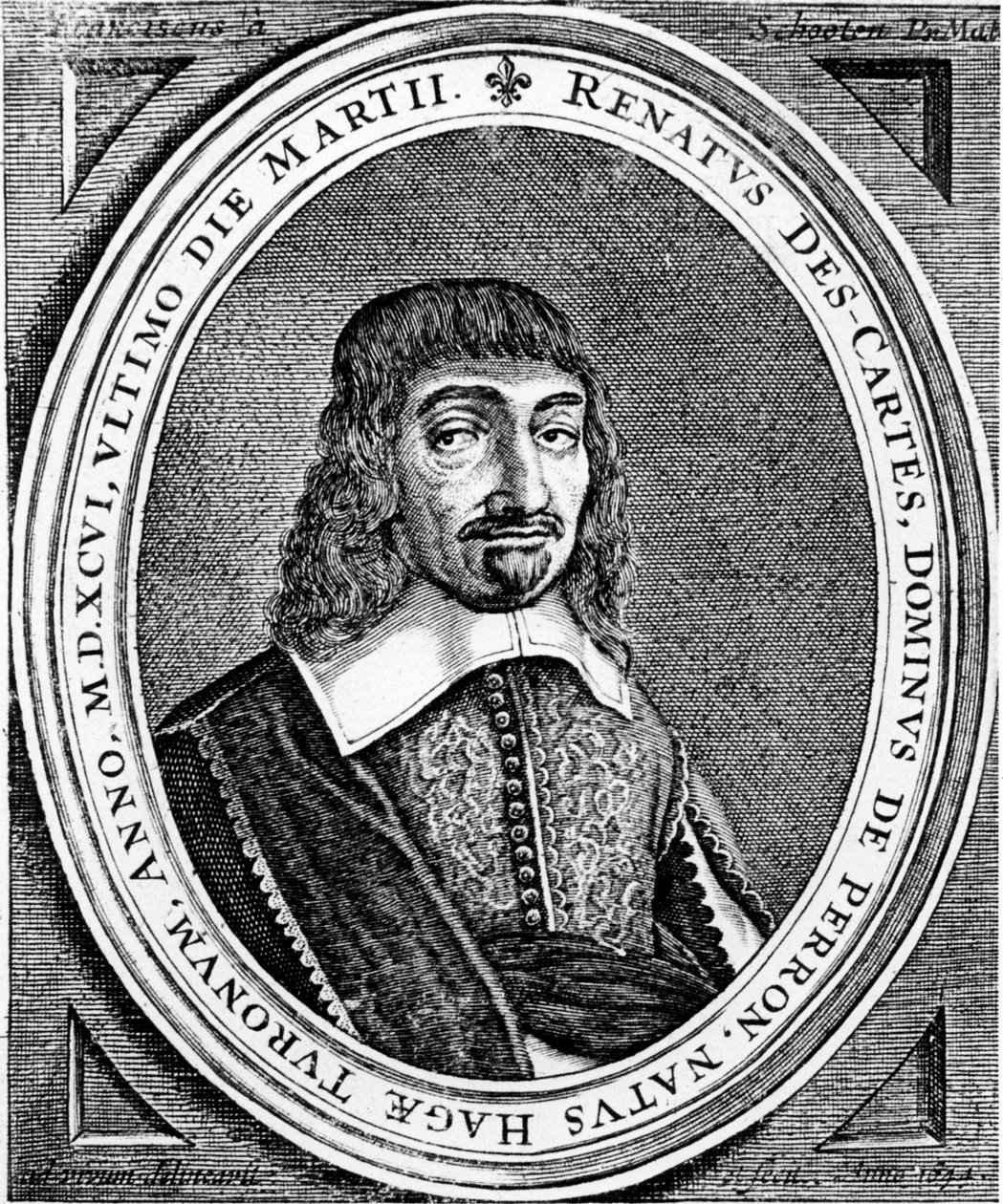 Rene Descartes, Fransız filozof ve matematikçi, 1672 by Unbekannt