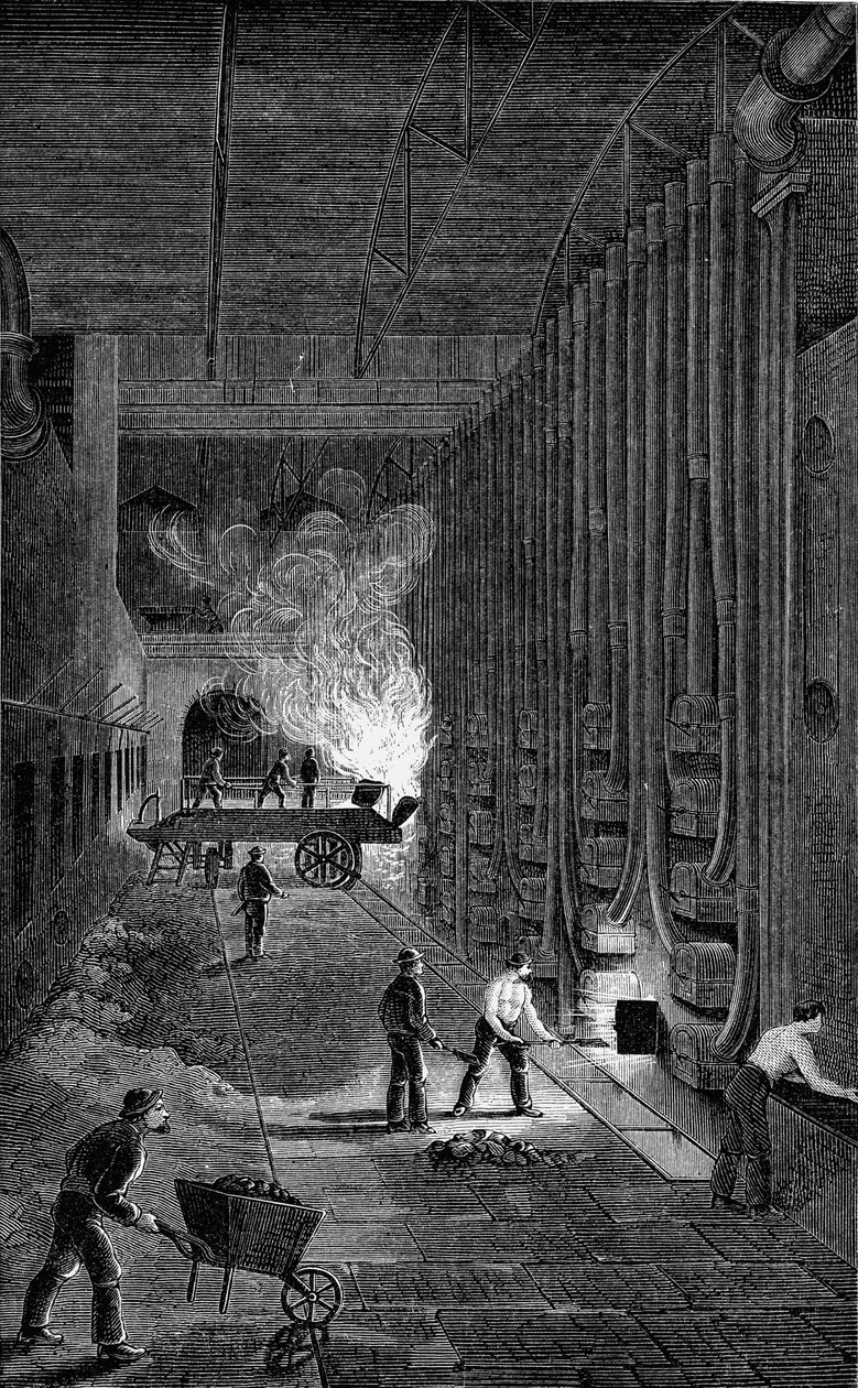 İmbik Evi, Imperial Gasworks, Kings Road, Londra, 1876 by Unbekannt