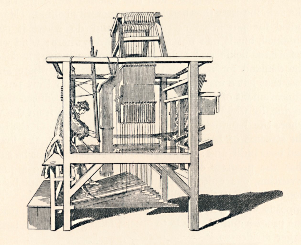 Tezgahında Kurdele Dokumacı, 1747, 1904 by Unbekannt