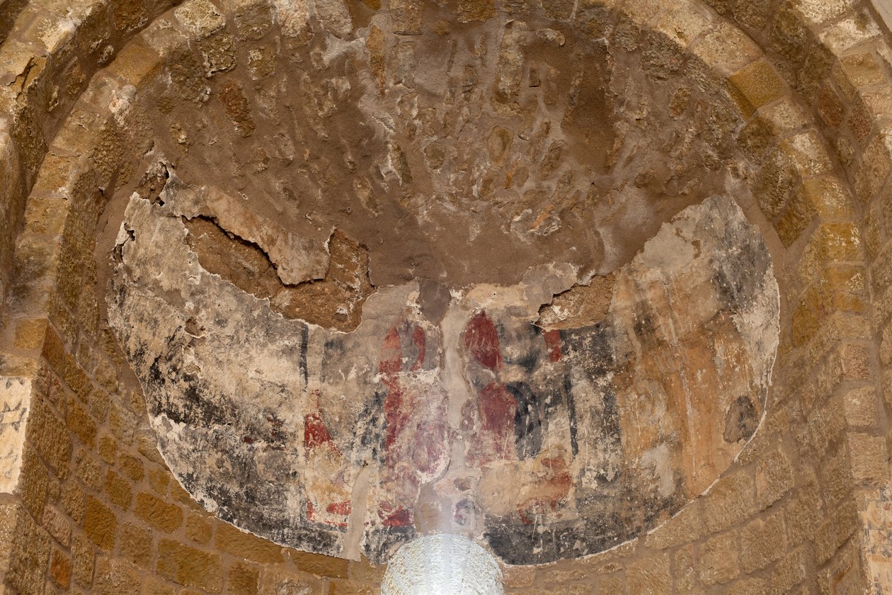 Ribelles. Kilise. İç mekan. Apsis. Duvar resimleri. Romanesk. by Unbekannt
