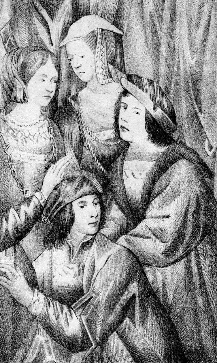 Richard III ve Edward IV by Unbekannt