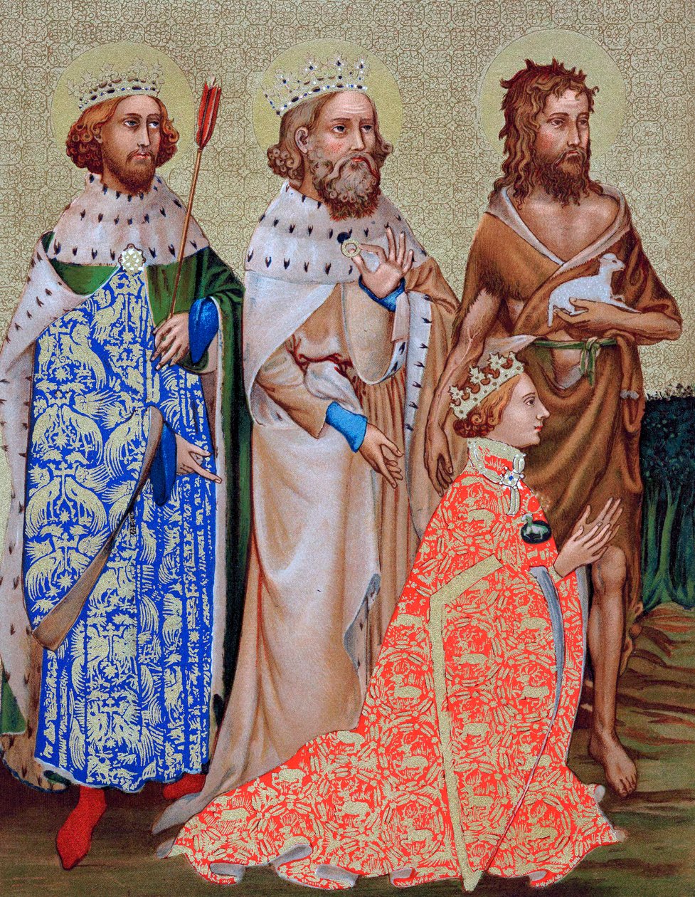 Richard II 1367-1400, İngiltere Kralı 1377-1399 by Unbekannt