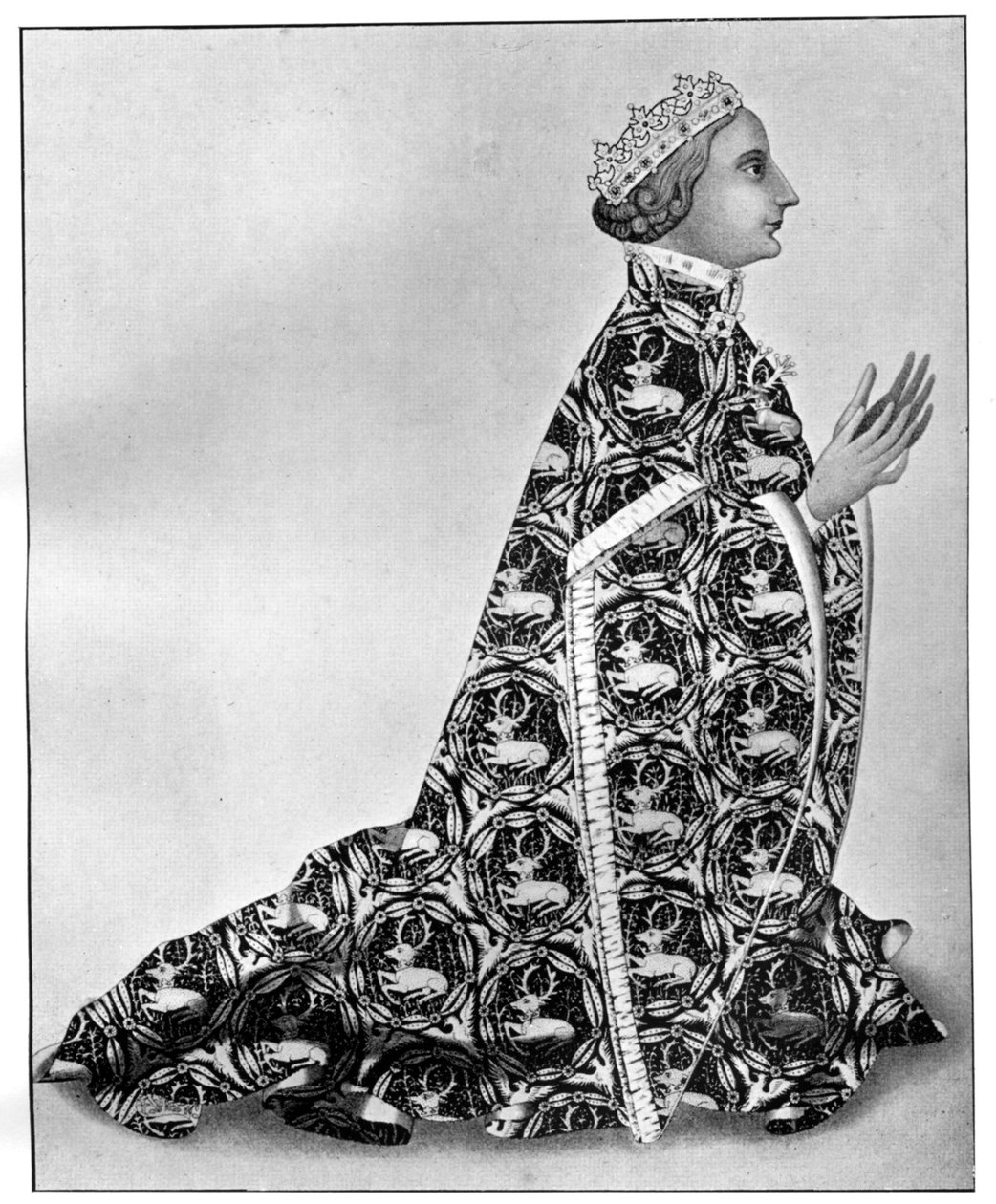 Richard II ibadetlerinde, c 1380, 1910 by Unbekannt