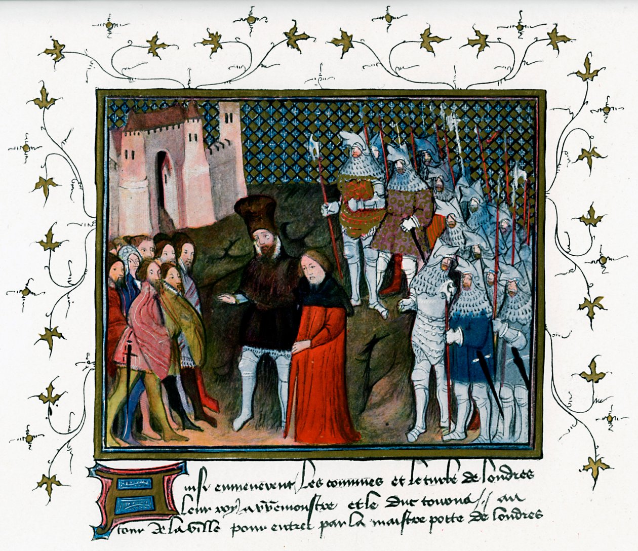 Richard II, Bolingbroke tarafından Londra vatandaşlarına teslim edildi, 1399, c1400-c1425 by Unbekannt