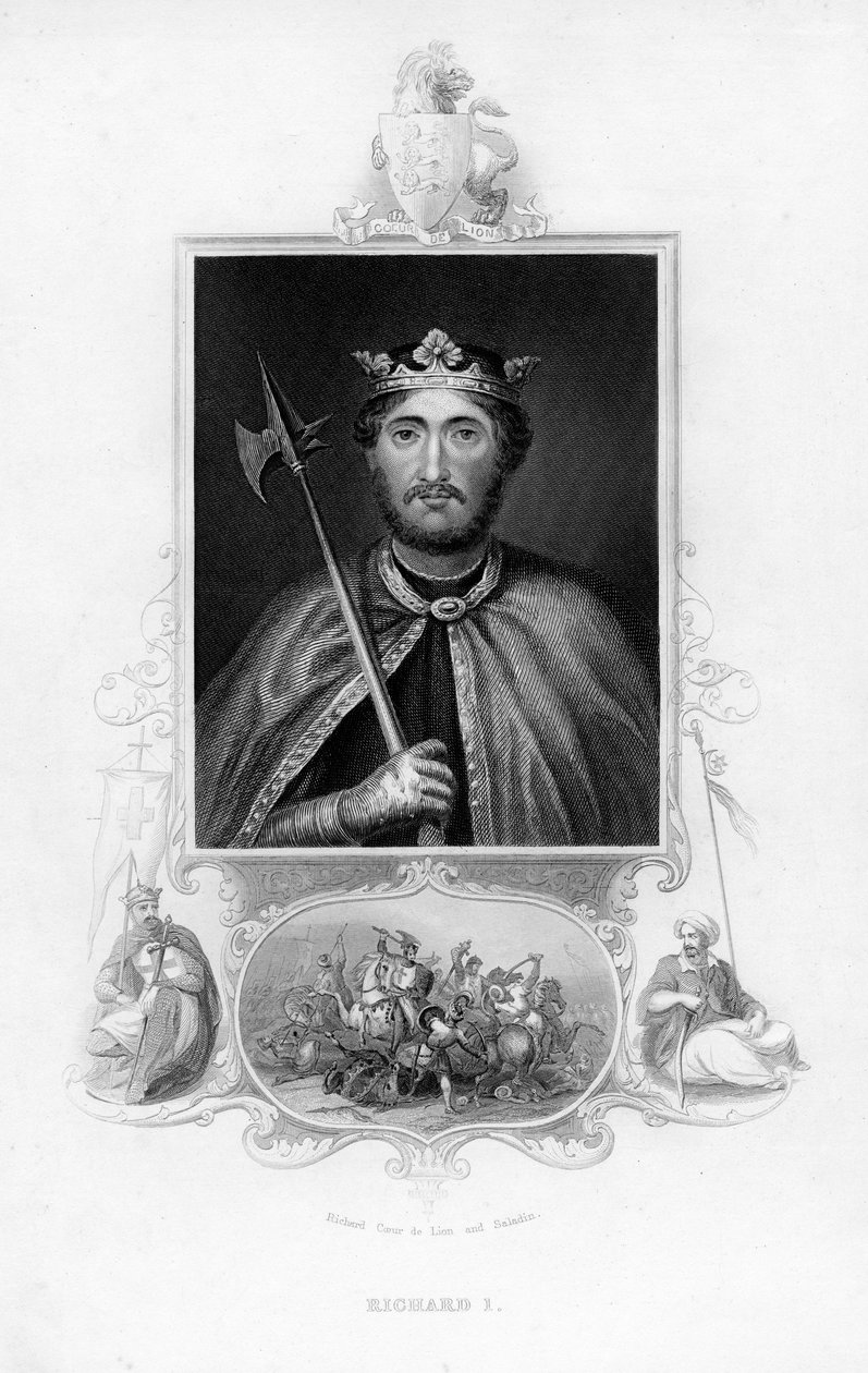 I. Richard, İngiltere Kralı, c1850 by Unbekannt