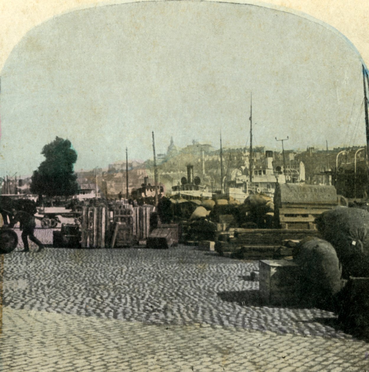 Riddarholmen Rıhtımı, Stockholm, İsveç, c1900. by Unbekannt