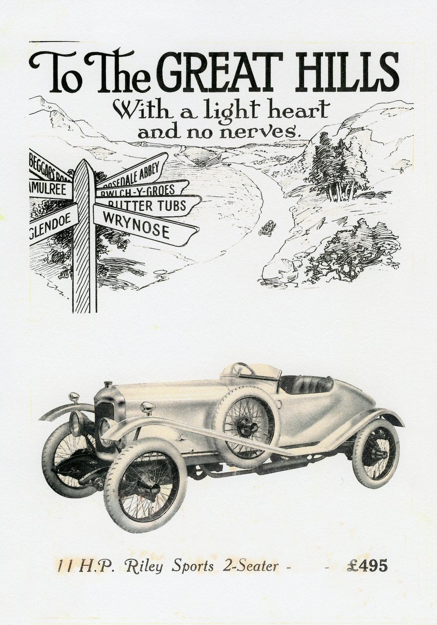 Riley MPH 2 Kişilik Sporlar, c1920s by Unbekannt