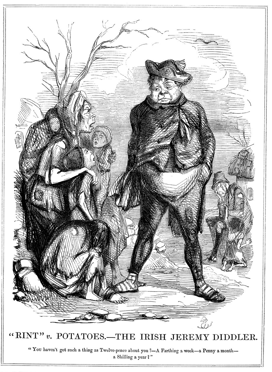 Rint ve Patates - İrlandalı Jeremy Diddler, 1845 by Unbekannt