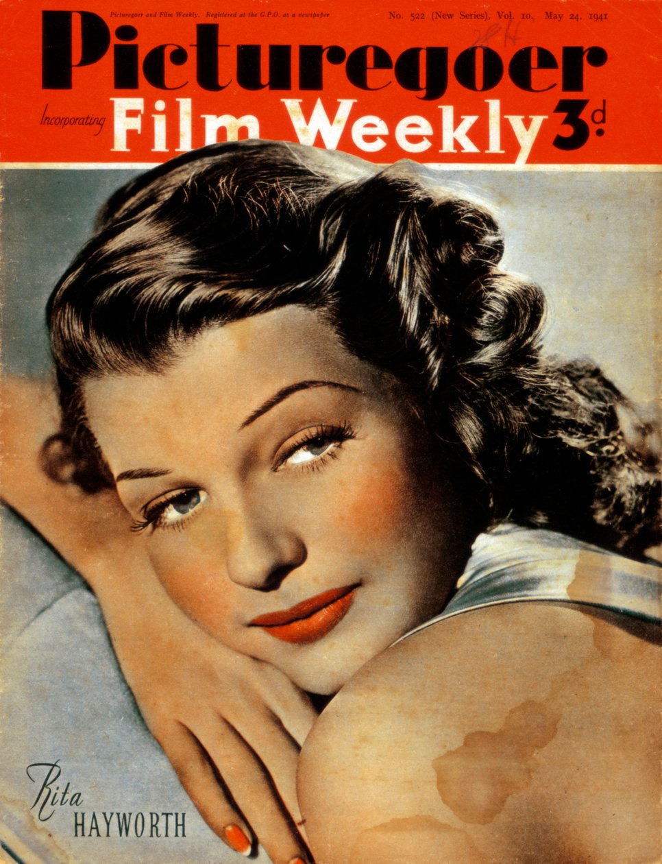 Rita Hayworth 1918-1987, Amerikalı aktris, 1941 by Unbekannt