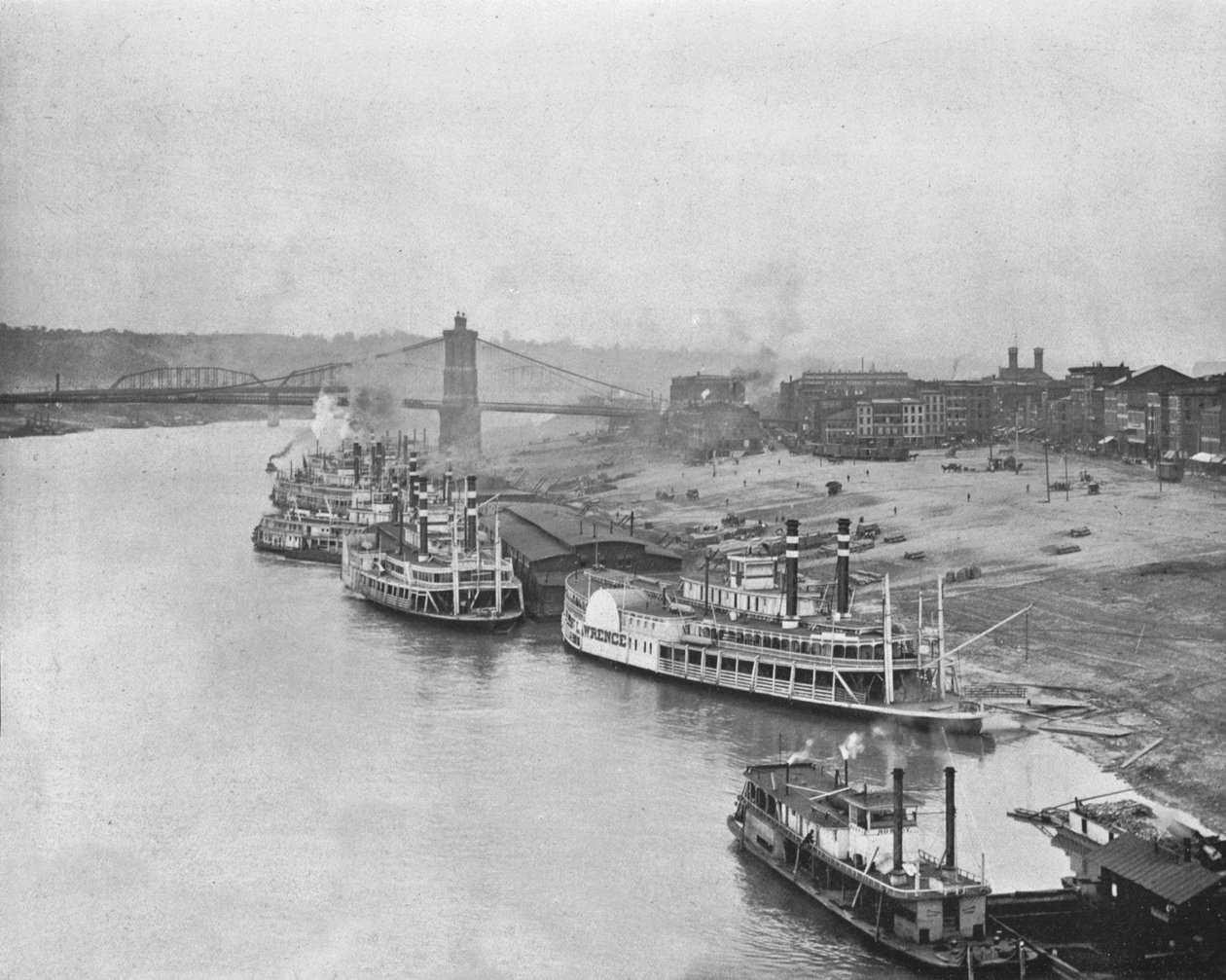 Nehir Önü, Cincinnati, Ohio, ABD, c1900. by Unbekannt
