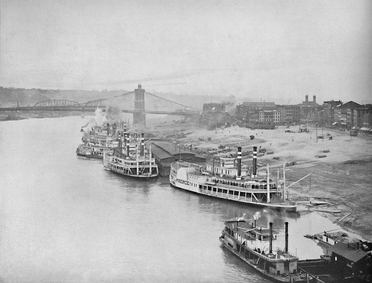 Nehir Önü, Cincinnati, Ohio, c1897. by Unbekannt