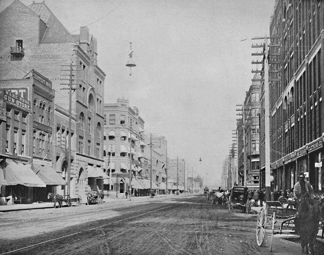 Riverside Bulvarı, Spokane, Washington, c1897. by Unbekannt