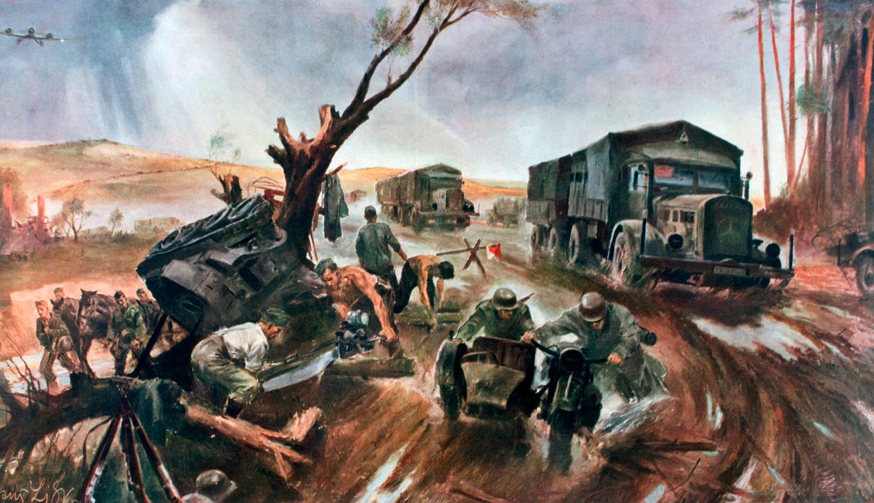 Cepheye Giden Yol, üstün Alman örgütü, 1941 by Unbekannt