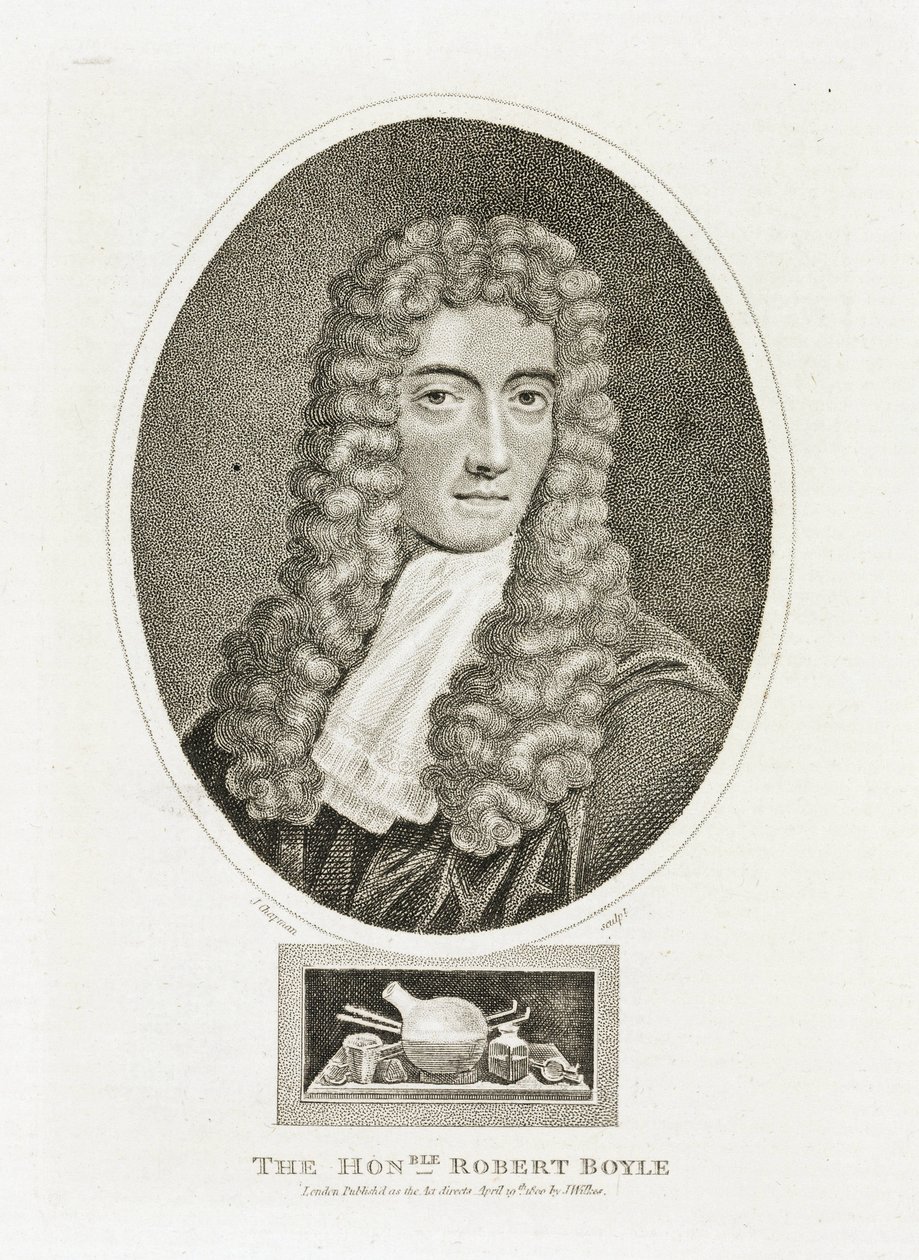 Robert Boyle (1627-1691), İrlandalı fizikçi ve kimyager by Unbekannt