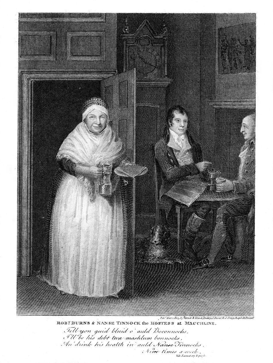 Robert Burns 1759-1796, İskoç şair, 1805 by Unbekannt