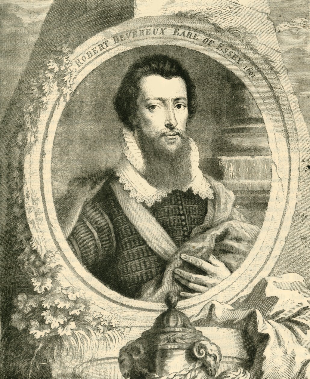 Robert Devereux, Essex Kontu, c1590-1600, 1890. by Unbekannt