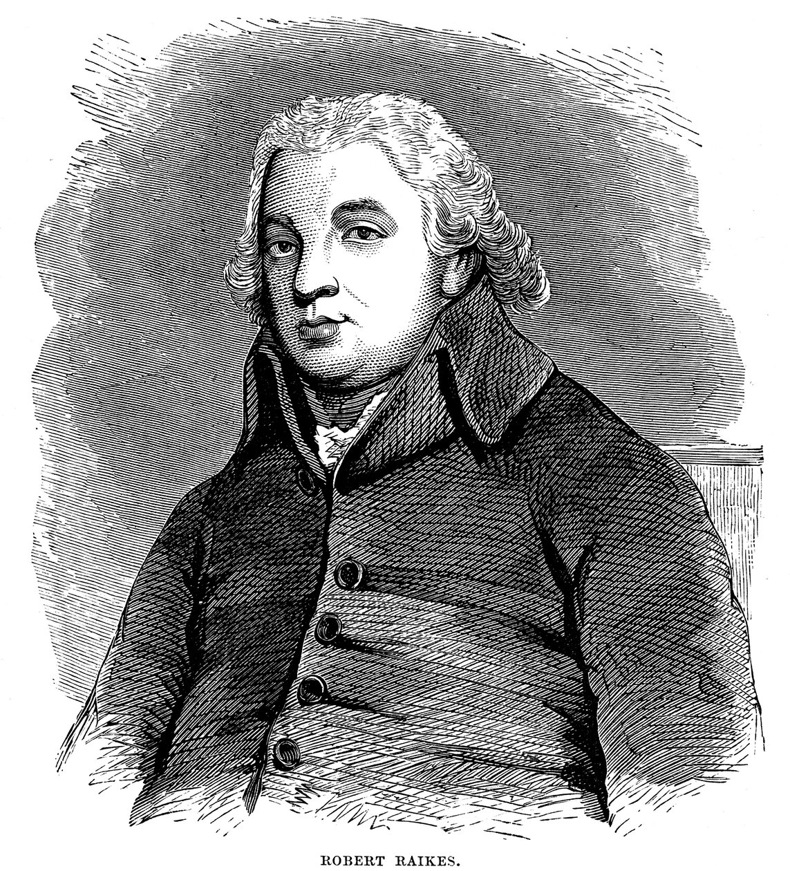 Robert Raikes, İngiliz hayırsever ve yayıncı, 1780 1880 by Unbekannt